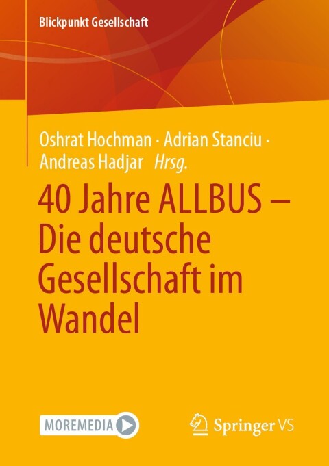 Cover image for book 40 Jahre ALLBUS - Die deutsche Gesellschaft im Wandel