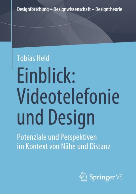 Cover image for book Einblick: Videotelefonie und Design