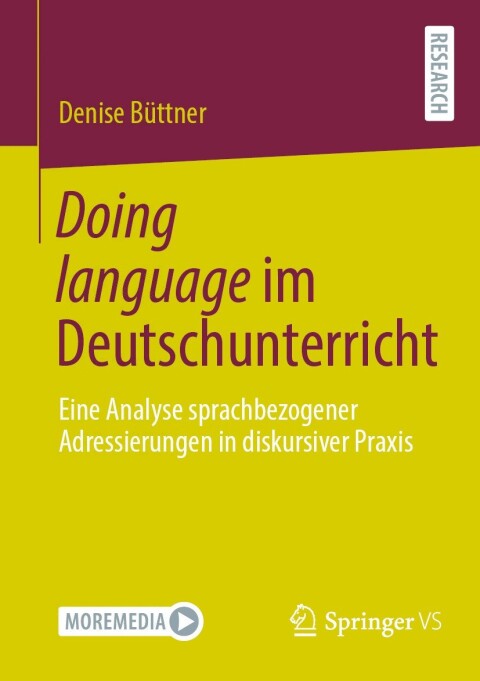 Cover image for book Doing language im Deutschunterricht