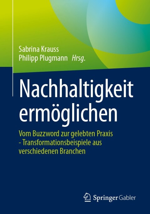 Cover image for book Nachhaltigkeit ermöglichen
