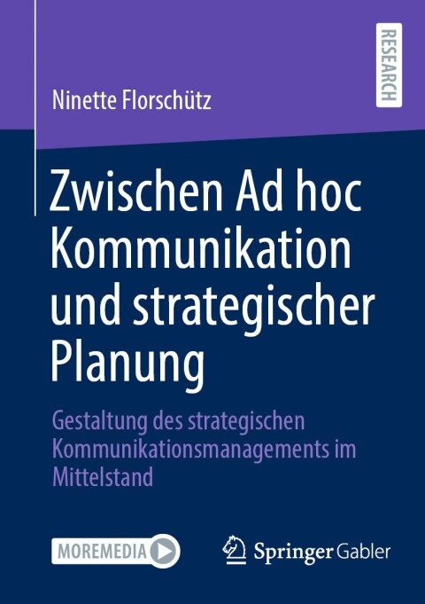 Cover image for book Zwischen Ad hoc Kommunikation und strategischer Planung