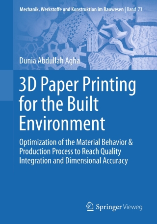 3D Paper Printing for the Built Environment