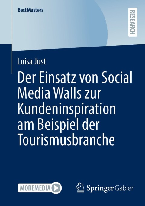 Cover image for book Der Einsatz von Social Media Walls zur Kundeninspiration am Beispiel der Tourismusbranche