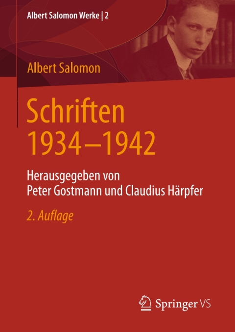 Cover image for book Schriften 1934 - 1942
