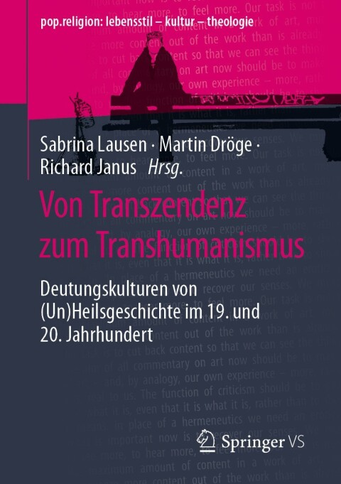 Cover image for book Von Transzendenz zum Transhumanismus