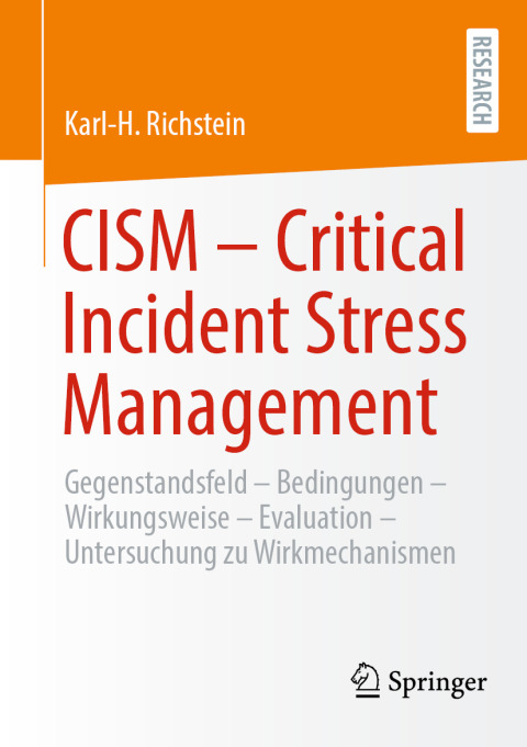 Cover image for book CISM - Critical Incident Stress Management