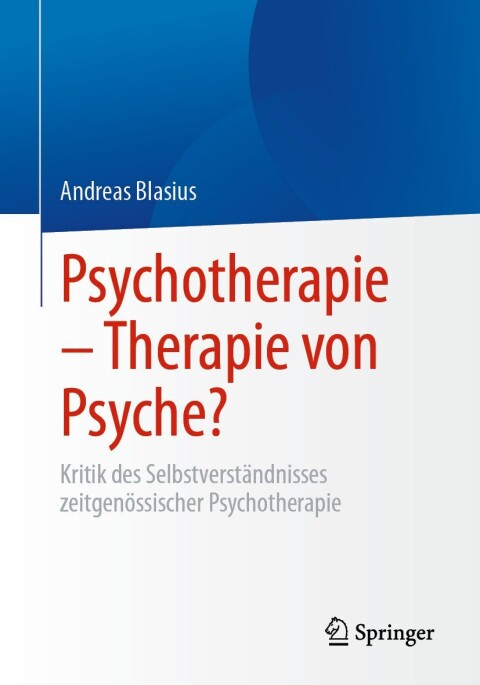 Cover image for book Psychotherapie – Therapie von Psyche?