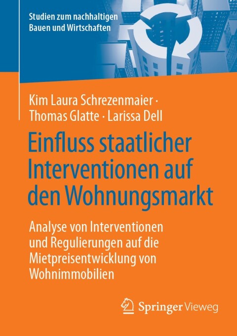 Cover image for book Einfluss staatlicher Interventionen auf den Wohnungsmarkt