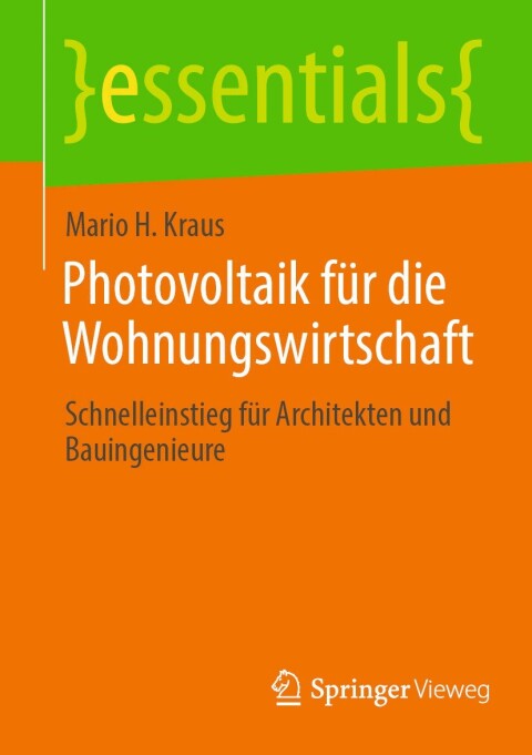 Cover image for book Photovoltaik für die Wohnungswirtschaft