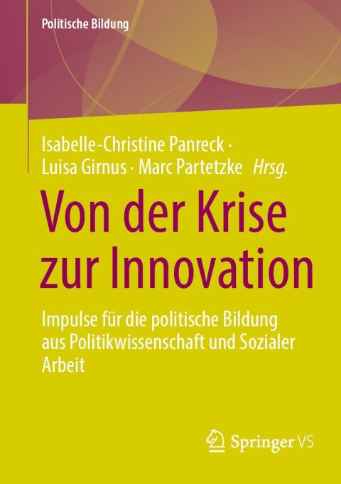 Cover image for book Von der Krise zur Innovation