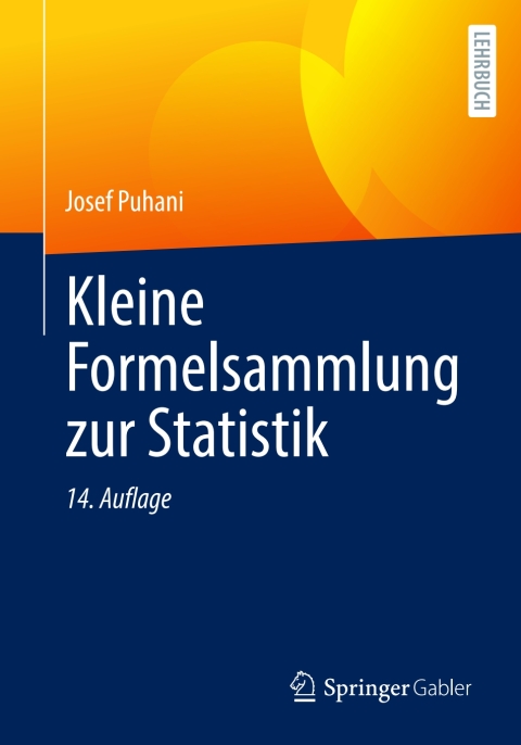 Cover image for book Kleine Formelsammlung zur Statistik