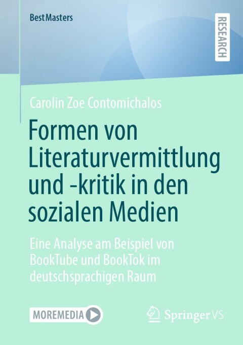 Cover image for book Formen von Literaturvermittlung und -kritik in den sozialen Medien