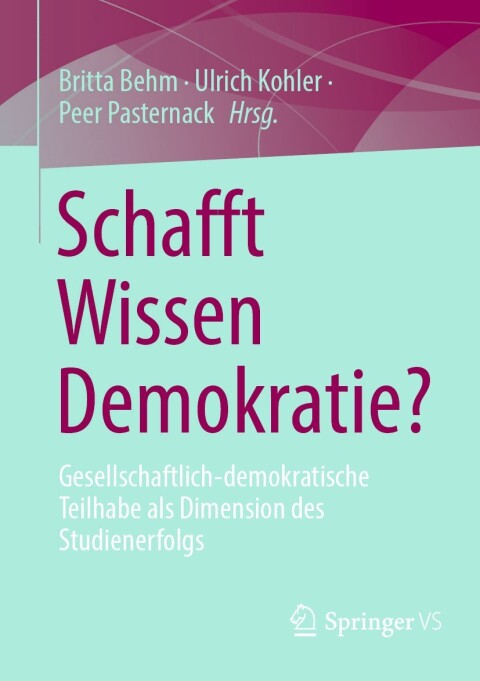 Cover image for book Schafft Wissen Demokratie?