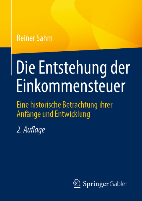 Cover image for book Die Entstehung der Einkommensteuer
