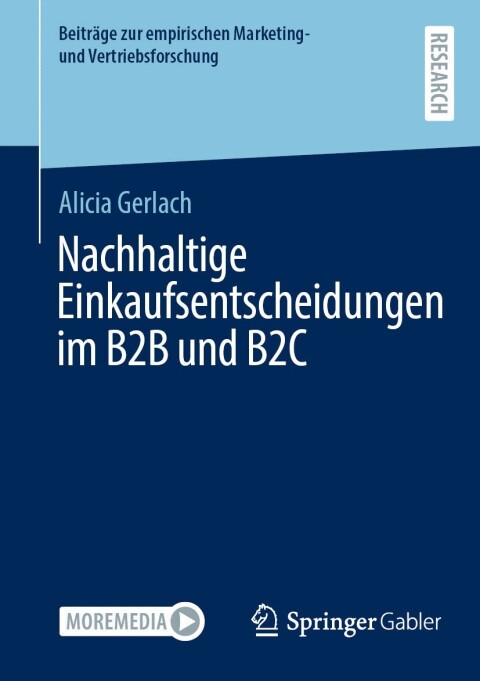 Cover image for book Nachhaltige Einkaufsentscheidungen im B2B und B2C