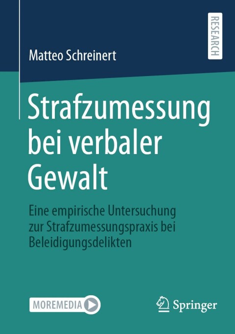 Cover image for book Strafzumessung bei verbaler Gewalt
