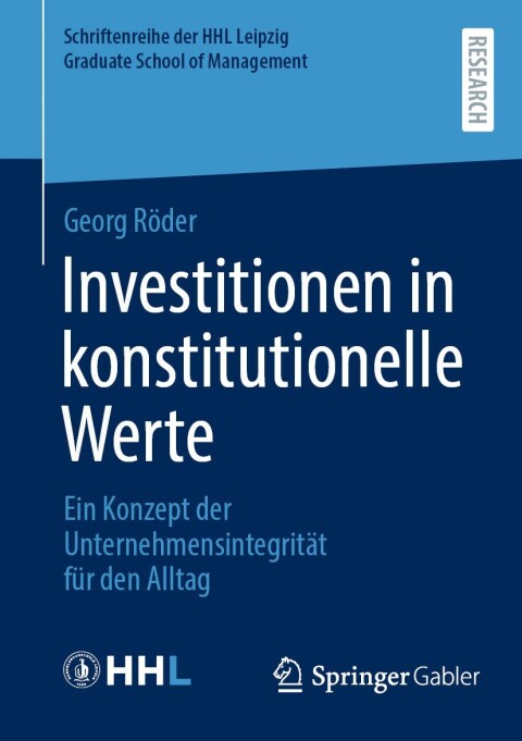 Cover image for book Investitionen in konstitutionelle Werte