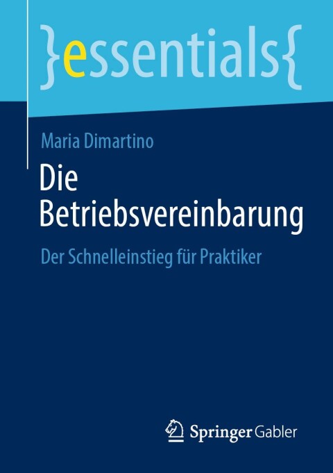 Cover image for book Die Betriebsvereinbarung