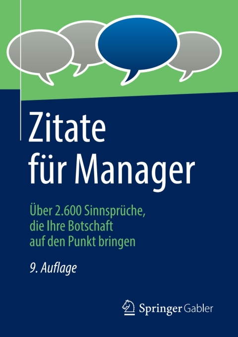 Cover image for book Zitate für Manager