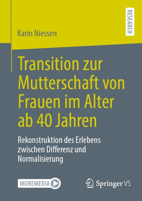 Cover image for book Transition zur Mutterschaft von Frauen im Alter ab 40 Jahren