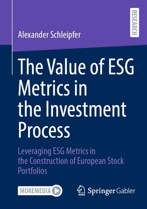 Cover image for book The Value of ESG Metrics in the Investment Process