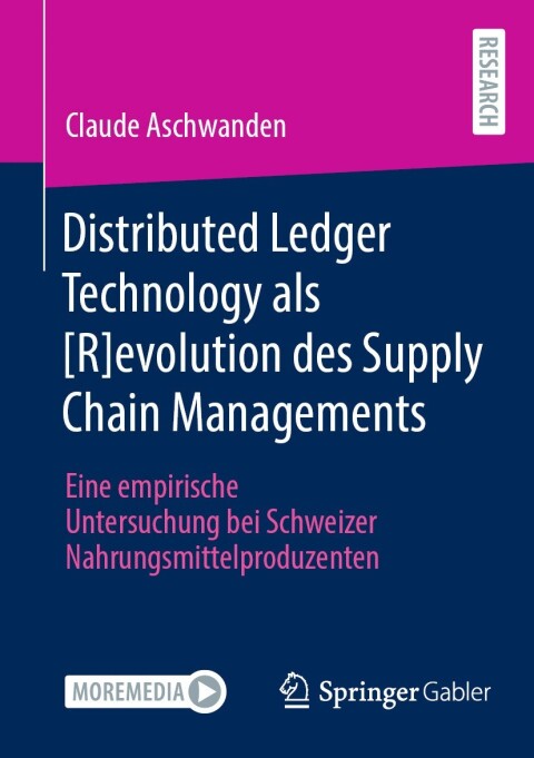 Cover image for book Distributed Ledger Technology als [R]evolution des Supply Chain Managements