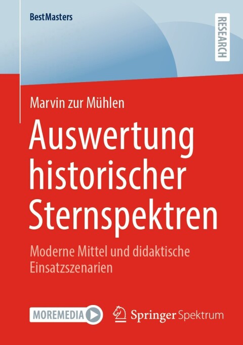 Cover image for book Auswertung historischer Sternspektren