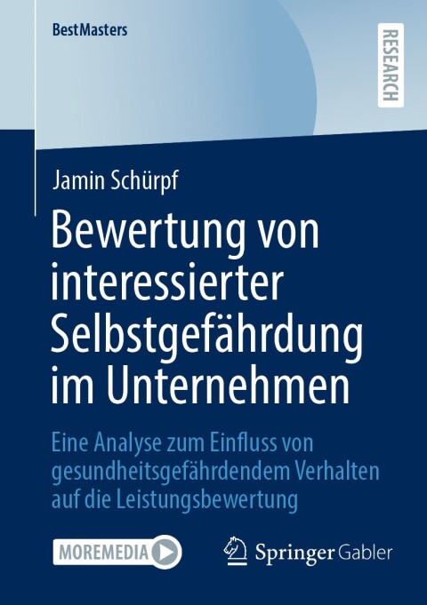 Cover image for book Bewertung von interessierter Selbstgefährdung im Unternehmen