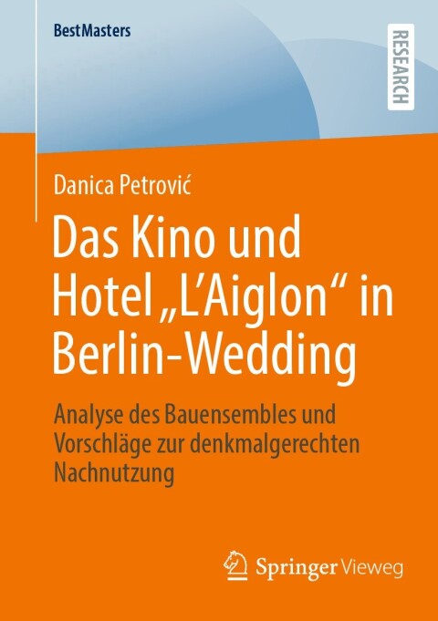 Cover image for book Das Kino und Hotel „L'Aiglon“ in Berlin-Wedding