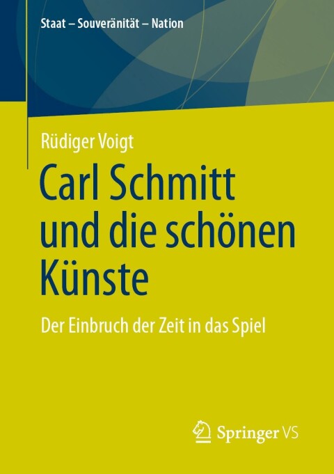 Cover image for book Carl Schmitt und die schönen Künste