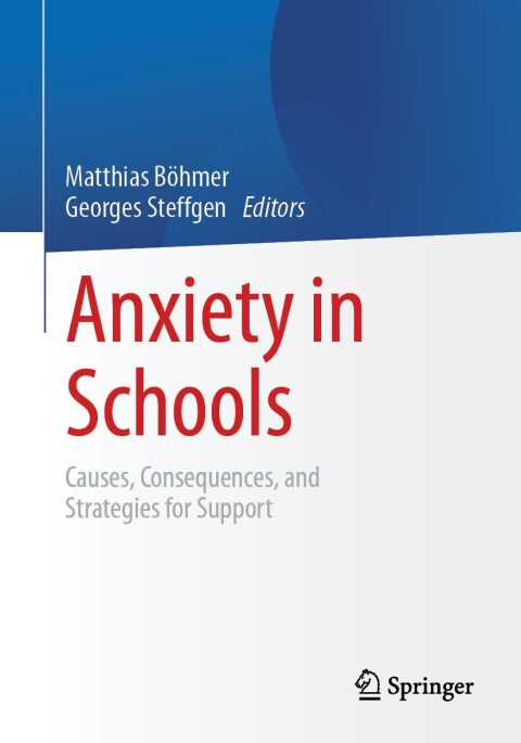 Cover image for book Anxiety in Schools