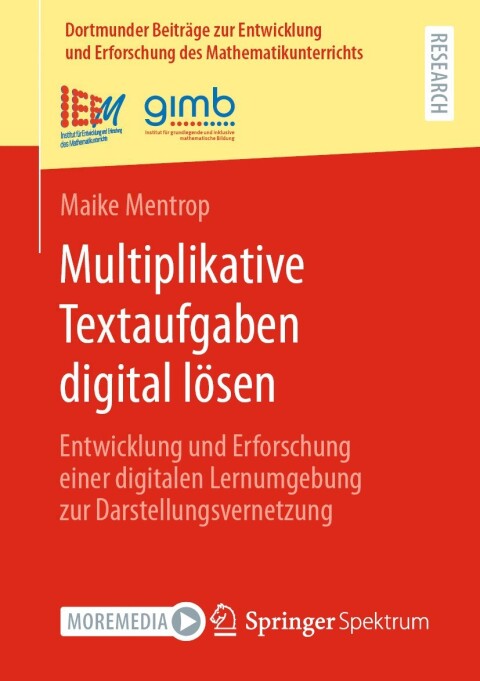 Cover image for book Multiplikative Textaufgaben digital lösen