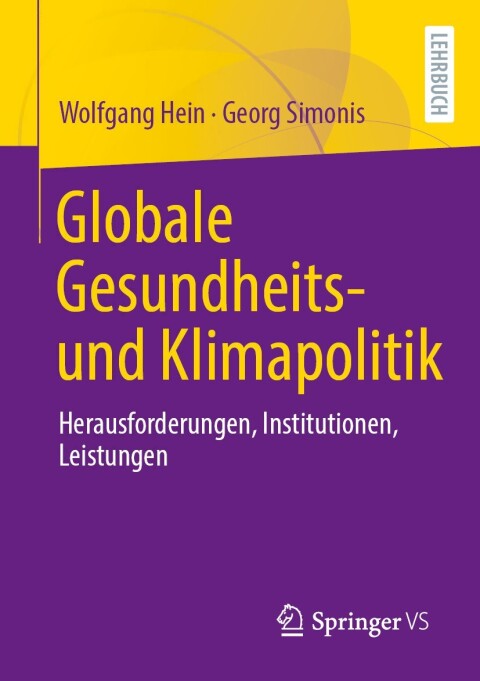 Cover image for book Globale Gesundheits- und Klimapolitik
