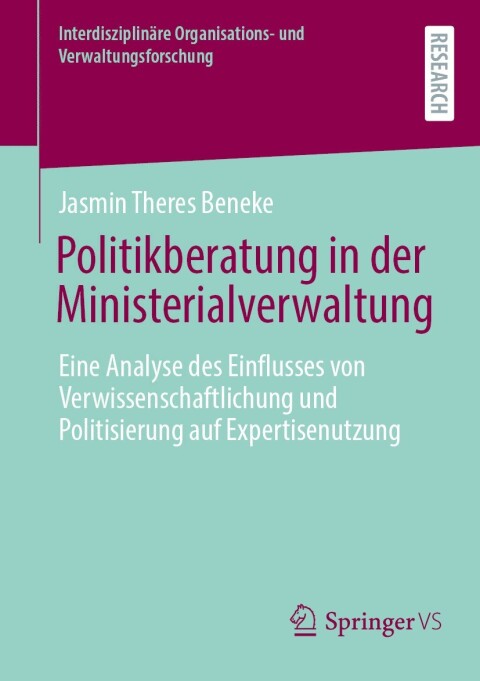 Cover image for book Politikberatung in der Ministerialverwaltung