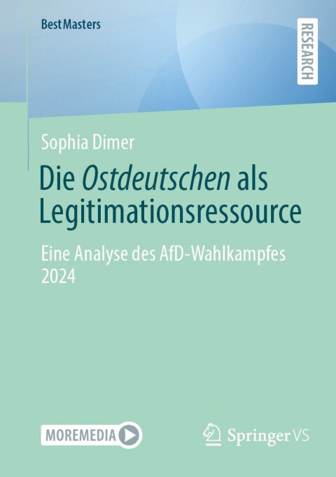 Cover image for book Die Ostdeutschen als Legitimationsressource