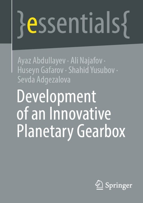 Cover image for book Development of an Innovative Planetary Gearbox