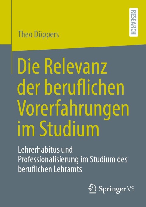 Cover image for book Die Relevanz der beruflichen Vorerfahrungen im Studium