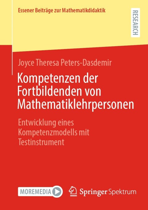 Cover image for book Kompetenzen der Fortbildenden von Mathematiklehrpersonen