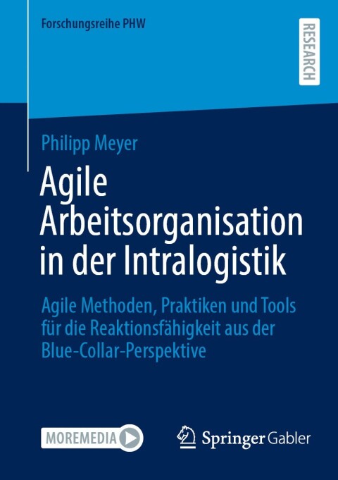 Cover image for book Agile Arbeitsorganisation in der Intralogistik