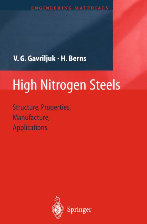 Cover image for book High Nitrogen Steels