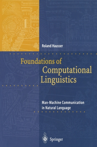 Foundations of Computational Linguistics