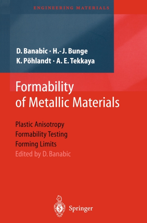 Cover image for book Formability of Metallic Materials