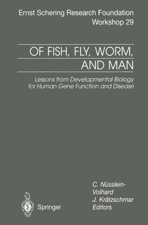 Cover image for book Of Fish, Fly, Worm, and Man