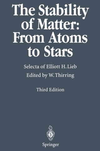 The Stability of Matter: From Atoms to Stars