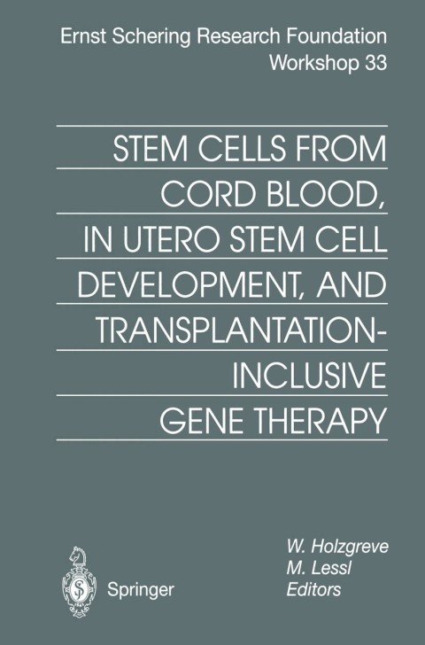 Cover image for book Stem Cells from Cord Blood, in Utero Stem Cell Development and Transplantation-Inclusive Gene Therapy