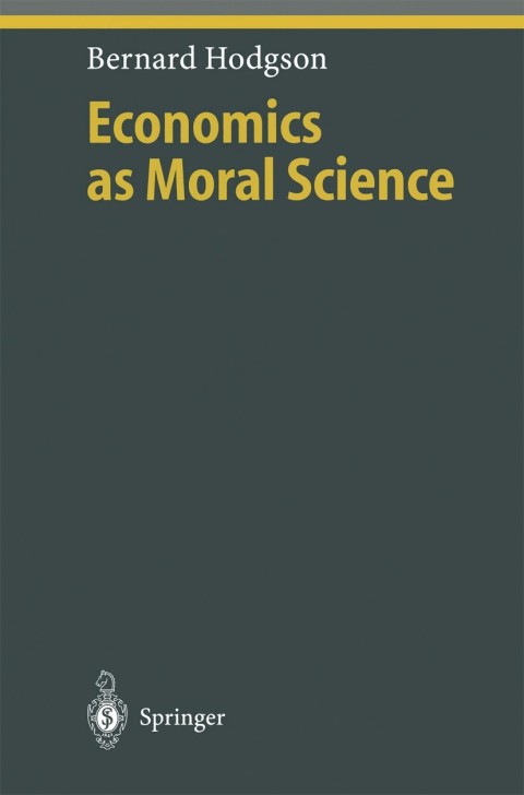Cover image for book Economics as Moral Science