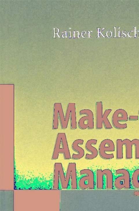 Cover image for book Make-to-Order Assembly Management