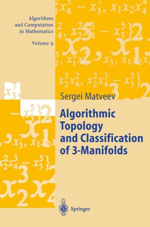 Cover image for book Algorithmic Topology and Classification of 3-Manifolds