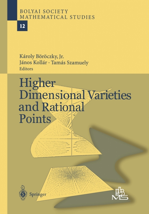Cover image for book Higher Dimensional Varieties and Rational Points