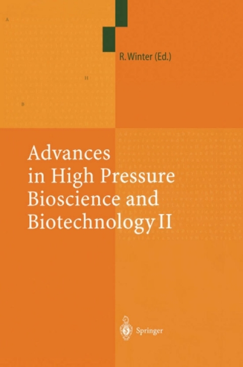 Advances in High Pressure Bioscience and Biotechnology II 
